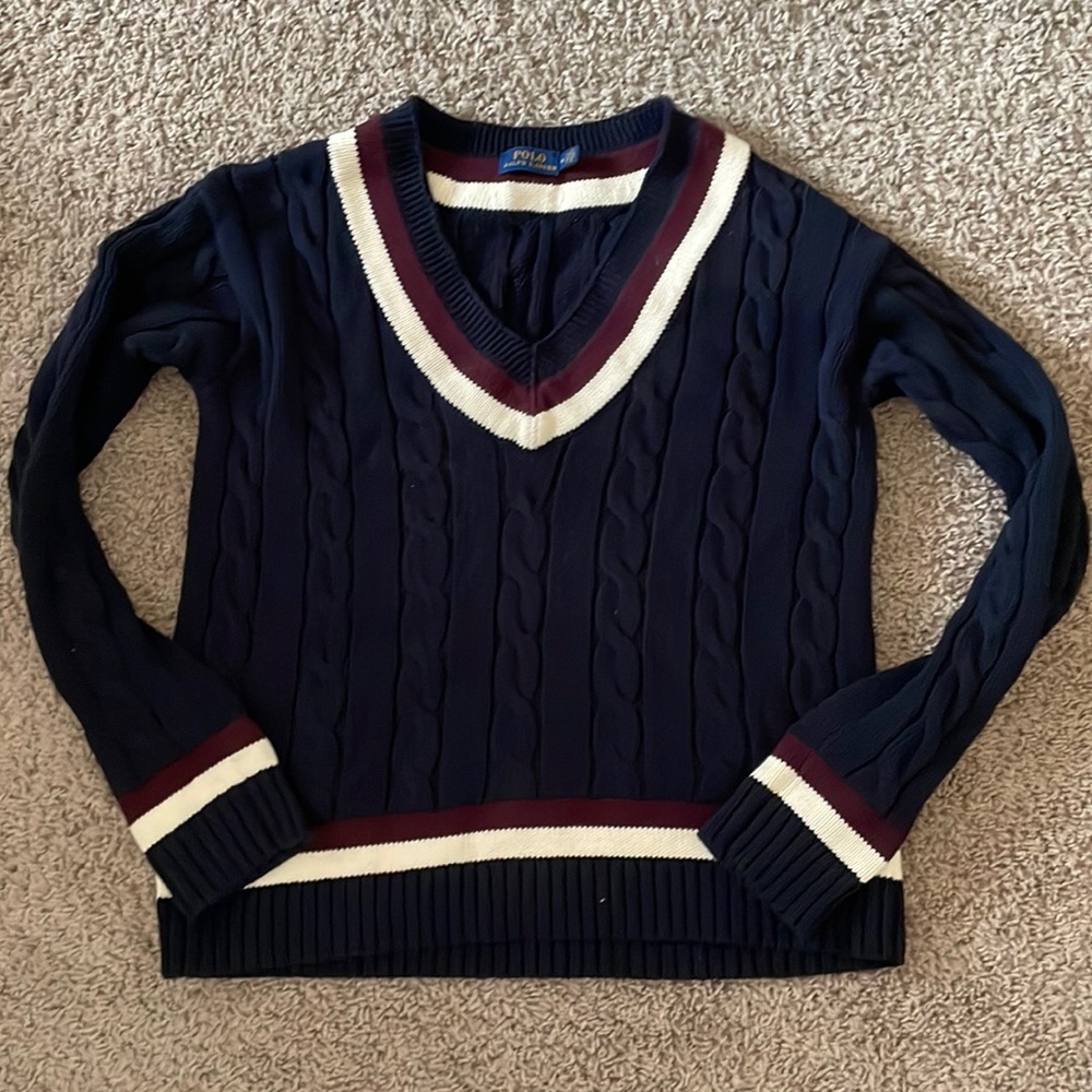 Polo Ralph Lauren v neck winter sweater